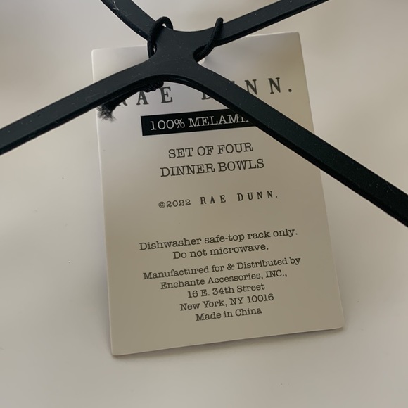 Rae Dunn dinner bowls - Picture 2 of 3